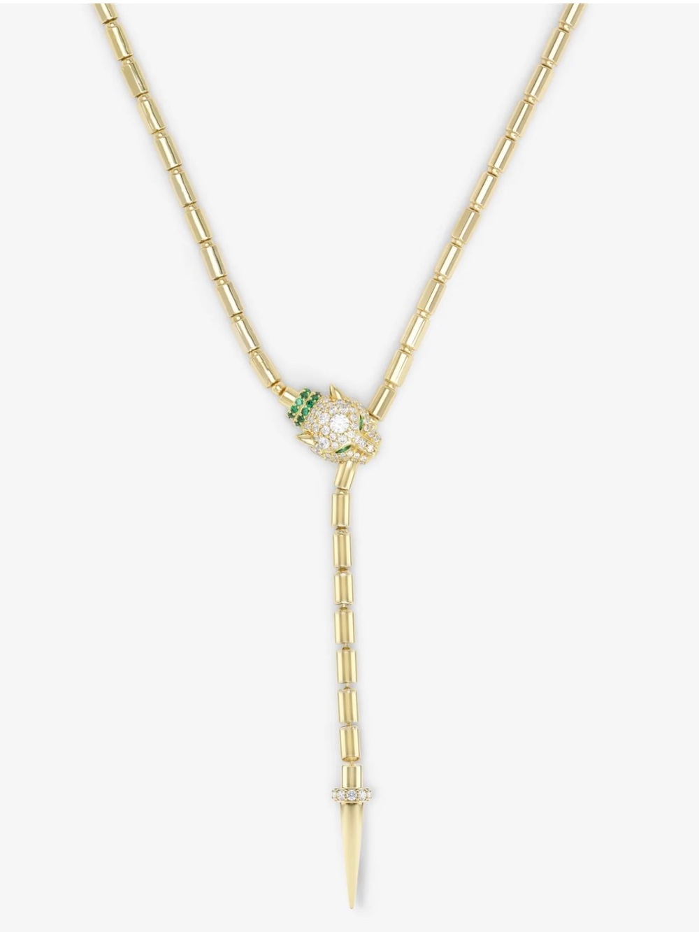 Melinda Maria Jaguar Bolo Necklace